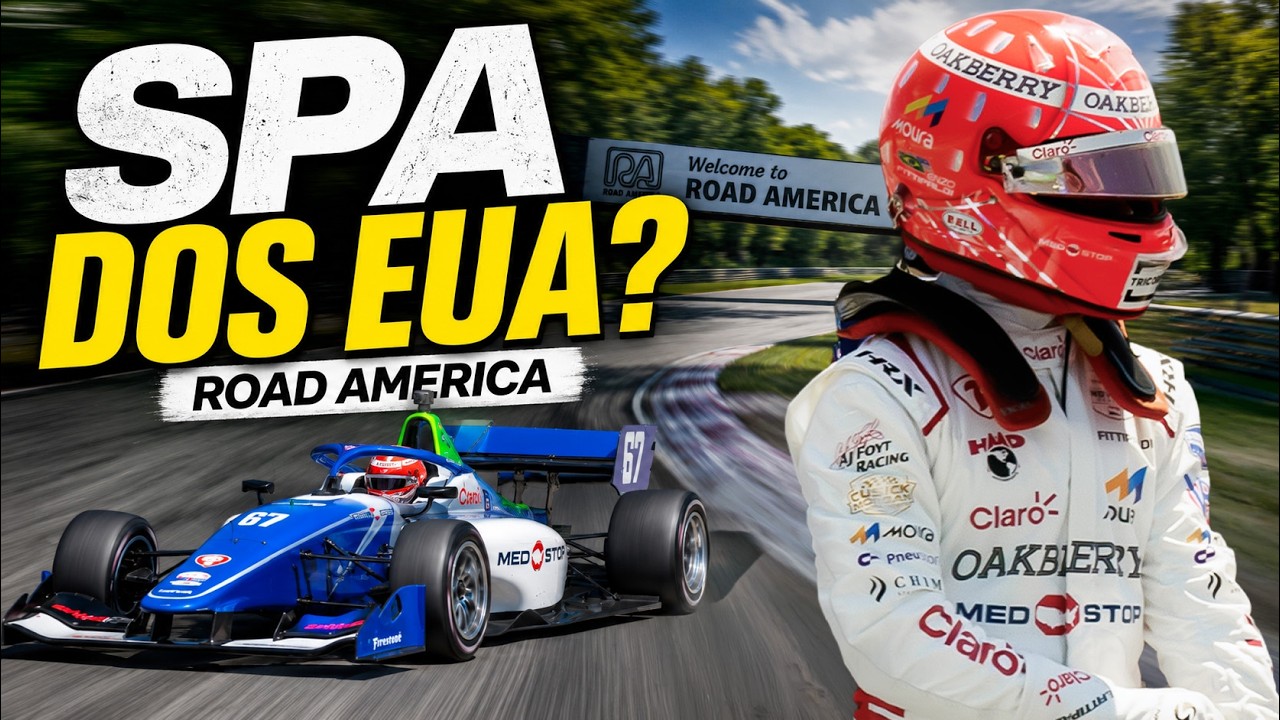 Isso aqui é a SPA dos EUA?! Enzo Fittipaldi pela 1ª vez em Road America