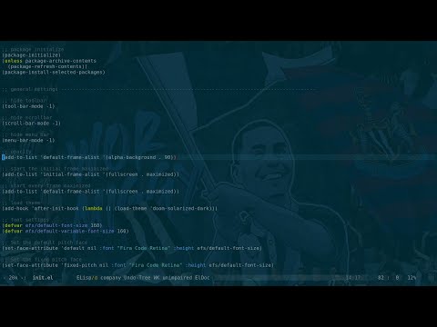 Transparency in emacs 29, alacritty and background image in Firefox