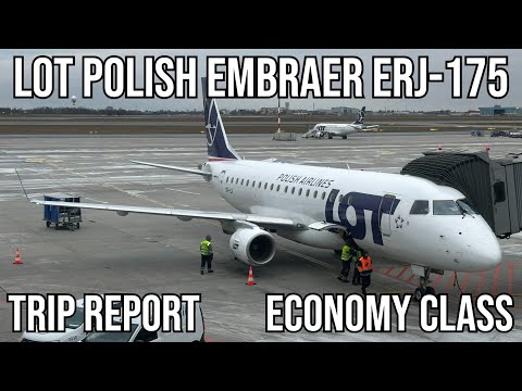 Miniatura YouTube dla LOT - Polish Airlines Embraer 175