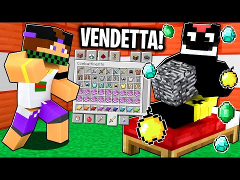 L'HACKER GIOCA LA BEDWARS IN CREATIVA PER VENDETTA - Minecraft ITA