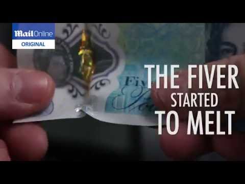 Is the new five pound note indestructible?