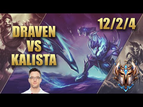 MAD Freeze Draven Adc Vs Kalista - KR Challenger Patch 9.20