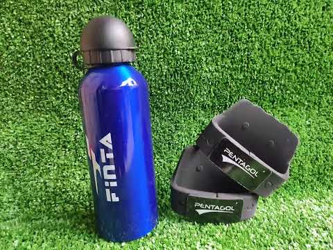 Kit Garrafa Inox 500 Ml Com Luvinha Protetor Palmar Academia!