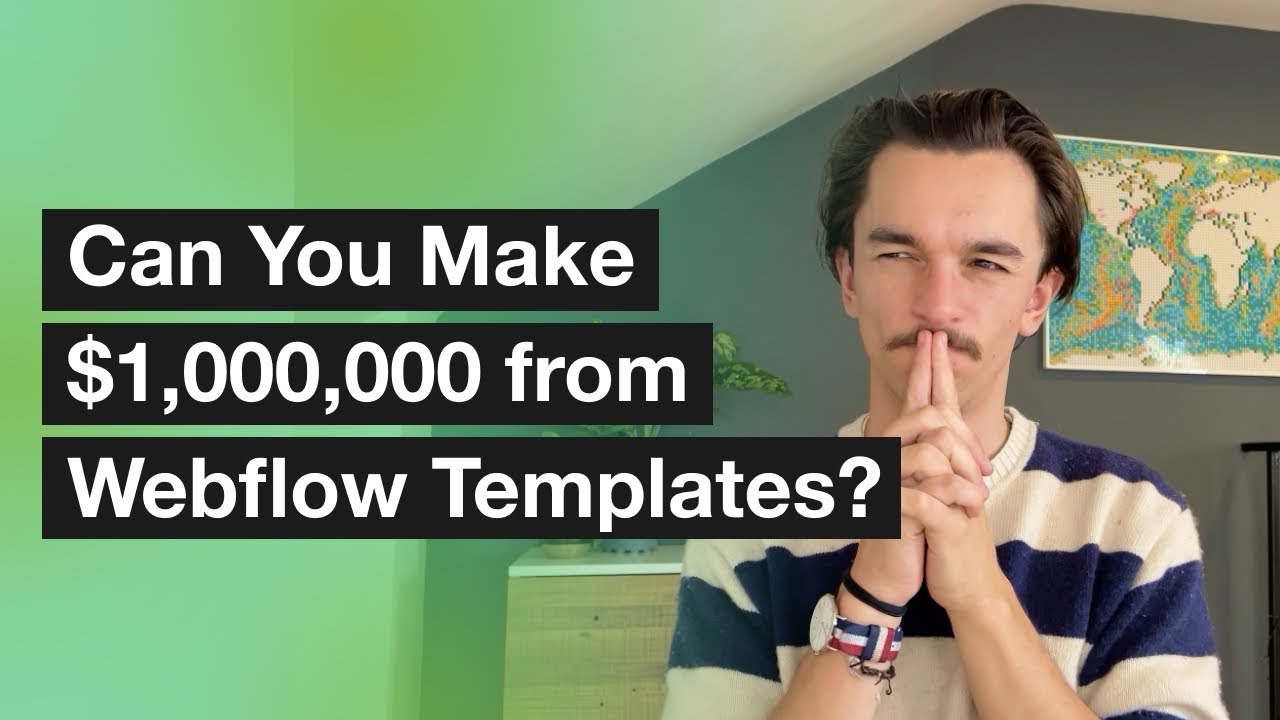 Can You Make a Million Dollars from Webflow Templates?