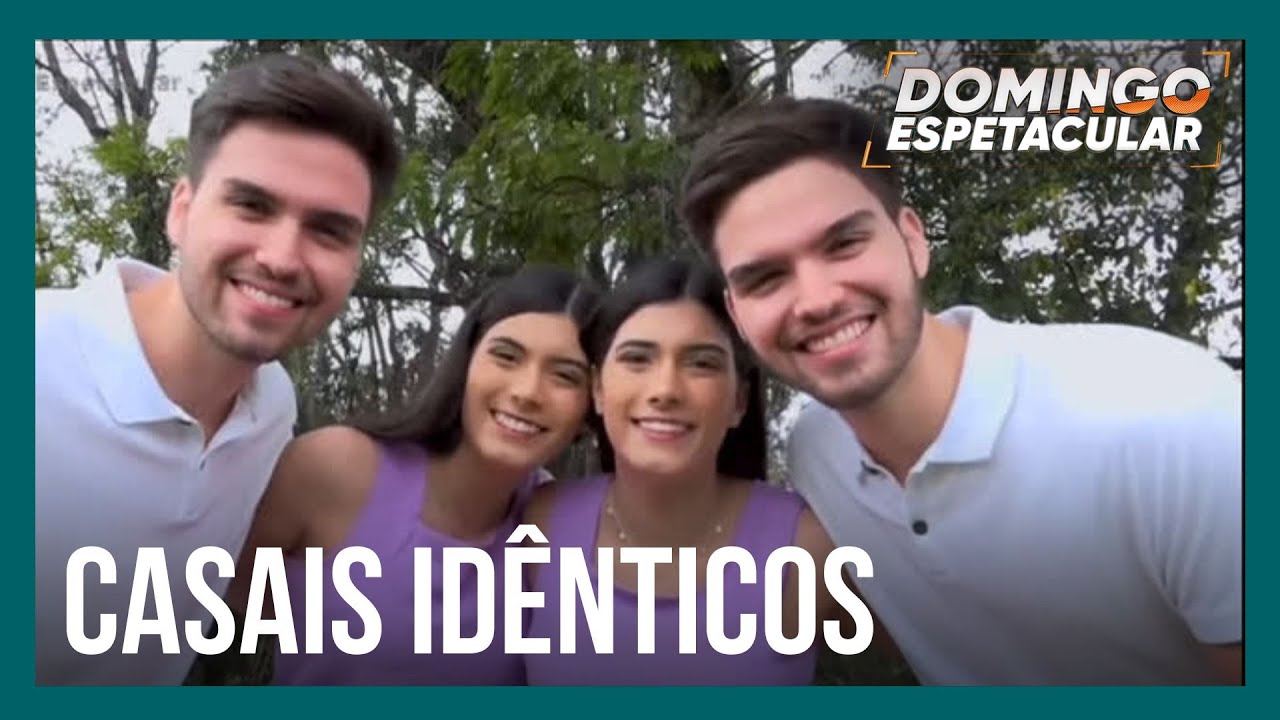 Quem é quem? Gêmeas mostram rotinas namorando com gêmeos idênticos