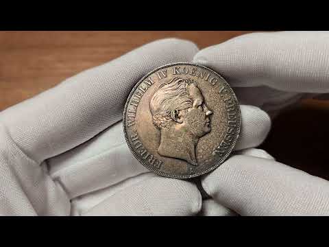 Niemcy, Fryderyk Wilhelm IV (1840-1861) Dwutalar = 3 1/2 guldena 1841 A, Berlin - ŁADNE | Aukcja 43