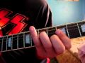 Talk to Me by Kiss Intro/Main Riff Guitar Lesson ...