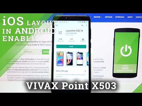 How to Activate Apple Layout on VIVAX Point X503 – Install iOS Launcher