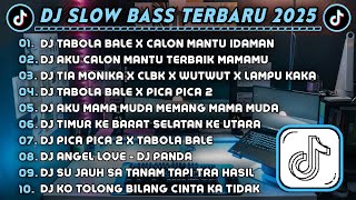 Download lagu DJ SLOWBASS TERBARU 2025 || DJ TABOLA BALE X CALON MANTU IDAMAN || DJ AKU CALON MANTU TERBAIK MAMAMU mp3