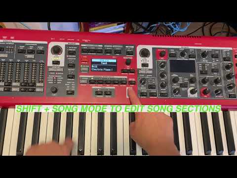 Nord Stage 3 - Quick Tips - Saving Sounds, Song Mode, Split Sounds