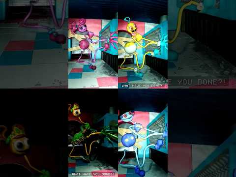 Mommy Long Legs Family SHREDDED 😱 Brutal Death Scene | Poppy Playtime Chapter 2 #shorts