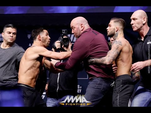UFC 207 Weigh-Ins: Dominick Cruz vs. Cody Garbrandt Staredown
