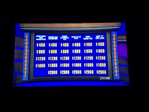 Double Jeopardy, Allyson Samiljan Day 2 -  $100 WAGER on 2nd Daily Double??? 😂 (10/24/19)