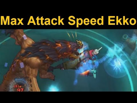 Ekko 2.5 Attack Speed + Crit Animations - Also, Ult Teleport Trick and Nashor's Tooth