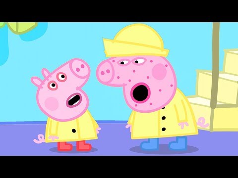 George Pig Catches a Cold and Peppa Pig is Not Well | Peppa Pig Official Family Kids Cartoon