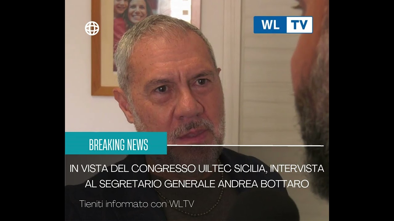 In vista del congresso Uiltec Sicilia, intervista al Segretario Generale Andrea Bottaro