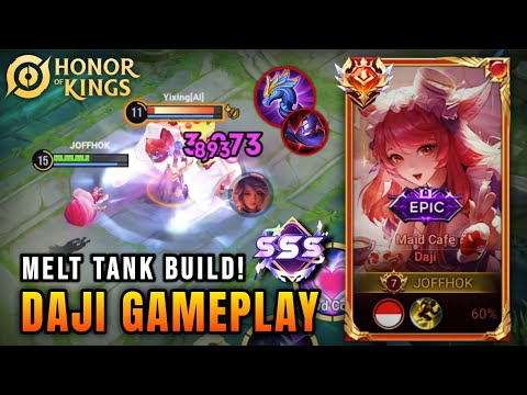 Daji's Legendary Gameplay — Melt TANK Build in High Rank | Honor of Kings!