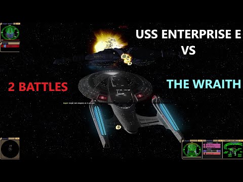 USS Enterprise E VS The Wraith | Star Trek Meets Stargate | Star Trek Bridge Commander Battle |