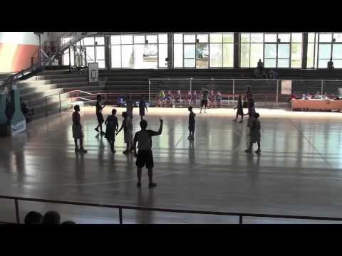 Bees Pesaro - aquilotti 2001 - 2 stoppate in 1 minuto per Giammarco Magi