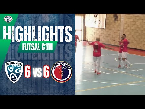 Futsal C1M Semifinale Playoff - CCC Serramanna-Sestu Sardinia Futsal 6-6 (Highlights)