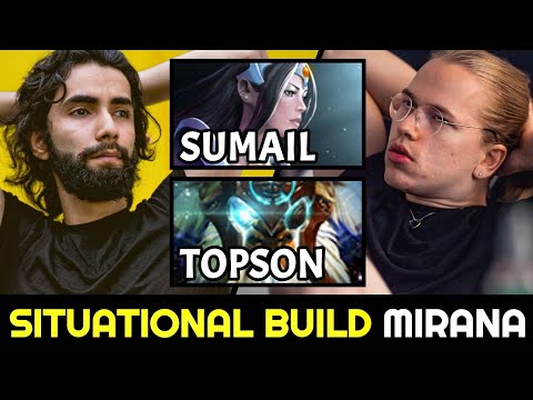 SUMAIL Situational Build Mirana ft TOPSON Beautiful Echo Slam Earthshaker