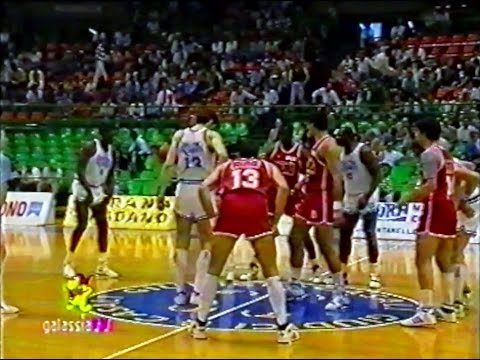 A2 Play out 1989/'90 Neutroroberts Firenze - Alno Fabriano Basket 97-83