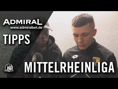 ADMIRAL - Tipps mit Chris Massamba und Maurice Nguyen (beide SV Deutz 05) - 22. Spieltag, Mittelrhei