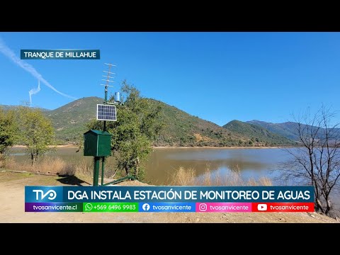 Dirección General de Aguas OHiggins instaló estación de monitoreo en tranque Millahue