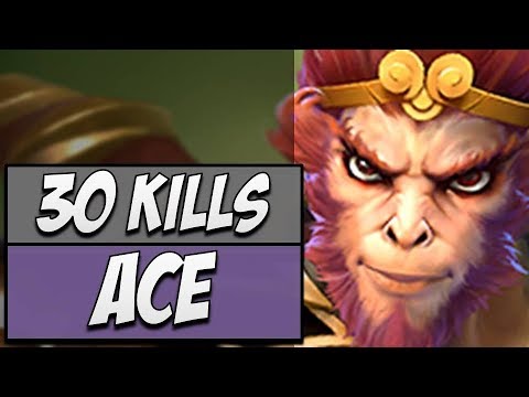 Secret.Ace Monkey King with 30 KILLS | Dota Gameplay