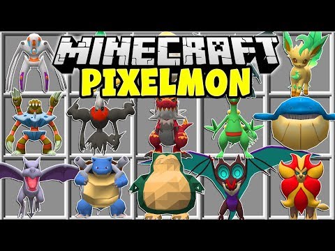 Minecraft PIXELMON MOD | POKEMON, LEGENDARIES, MEGA EVOLUTIONS!!