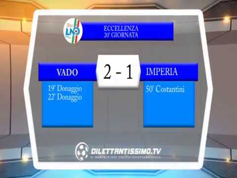 Vado   Imperia 2-1  ECCELLENZA 20 Giornata Domenica 10 febbraio 2019