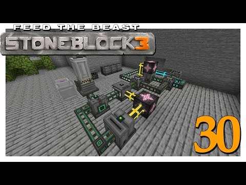 FISSILE FUEL PRODUCTION FROM MEKANISM! - FTB STONEBLOCK 3