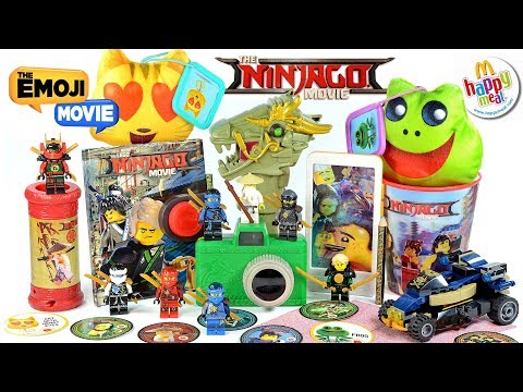 LEGO Ninjago Movie & Emoji Movie 2017 McDonald's Happy Meal Toys