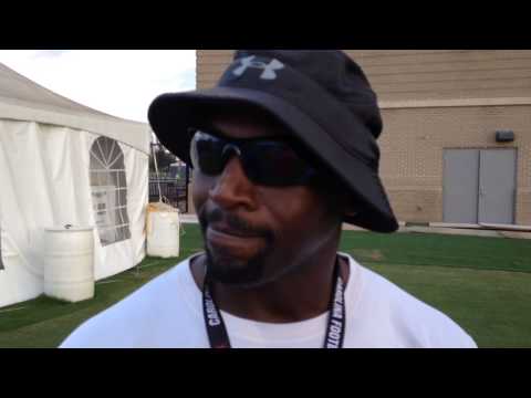 Everette Sands after Gamecocks practice