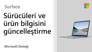 Surface için sürücüleri ve irin bilgisini güncelleştirme ve yükleme | 