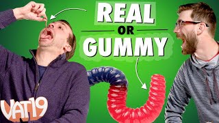 Real Food vs. Gummy Food Challenge!