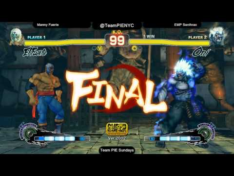 SSF4AE @ Team PIE Sundays 2/2014 - EMP Santhrax (Oni) vs Manny Fuerte (El Fuerte)