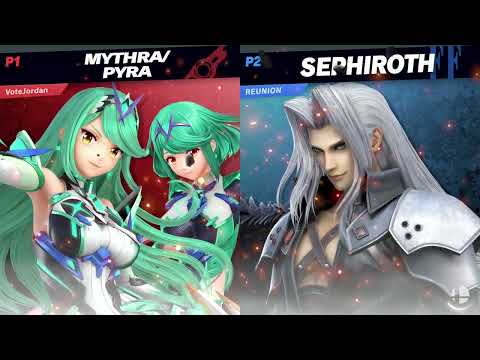 Zie (Pyra & Mythra) vs Knot (Sephiroth) - Winners Round 2 - Local of Lafayette #87 Singles