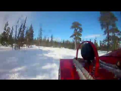 Timelapse på väg till jaktstugan 20170225