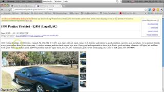 Craigslist Columbia SC Used Cars - Popular Makes and Models for Sale by Owner in Early 2013