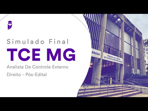 Simulado Final TCE MG - Analista De Controle Externo - Direito - Pós-Edital - Correção