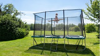 Domyos Rectangular Trampoline 520 | Best Bounce & Space Saver for Irish Gardens