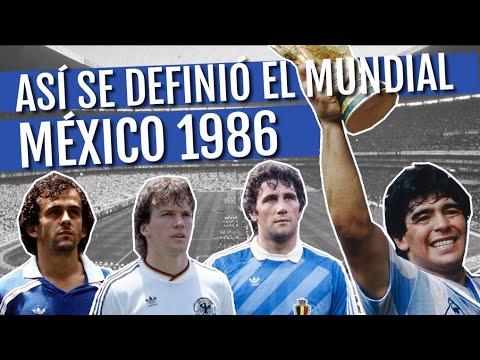 REUPLOADED This is how the 1986 Mexico World Cup was decided: All the details from the round of 1...