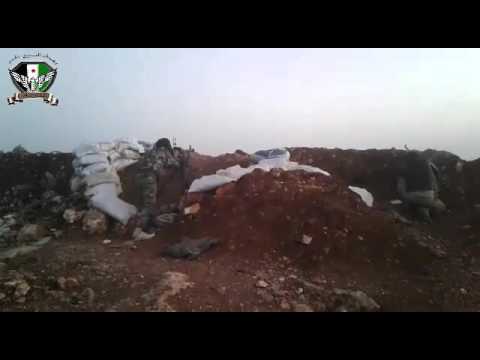 اشتباكات بين مقاتلي الفوج 93 وقوات النظام أثناء محاولة قوات النظام التقدم في جبهة الطامورة في ريف حلب