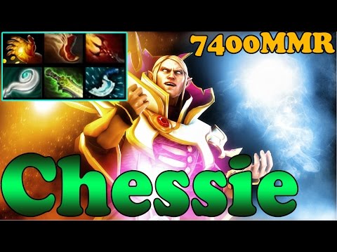 Dota 2 - Chessie 7400 MMR Plays Invoker Vol 5 - Ranked Match Gameplay!