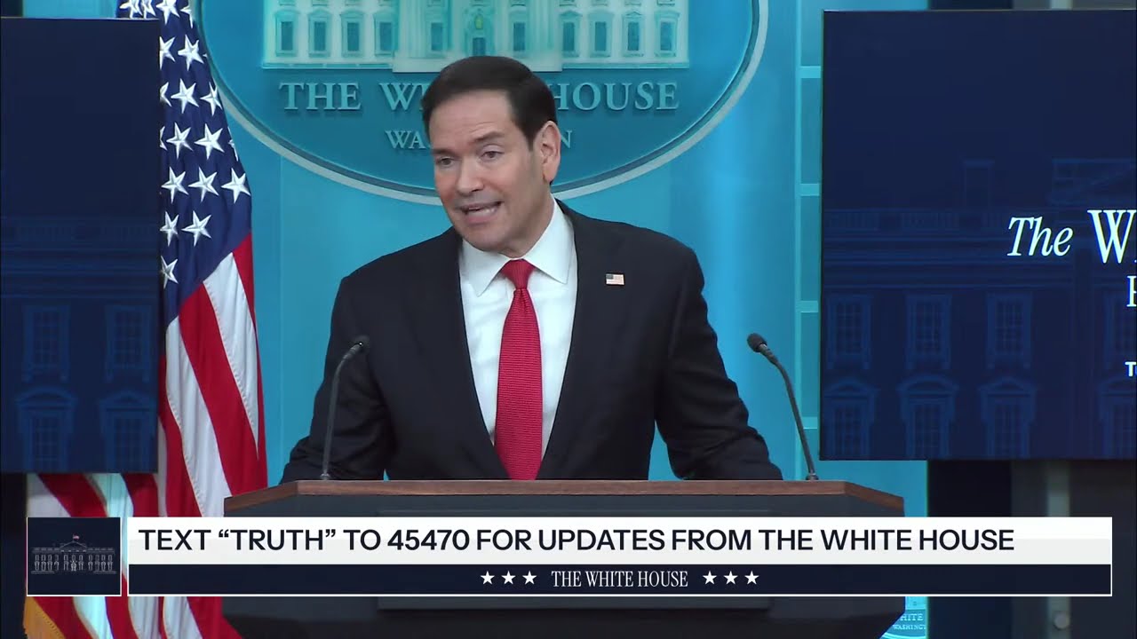 Secretary of State Marco Rubio Briefs Members of the Media, May 5, 2026