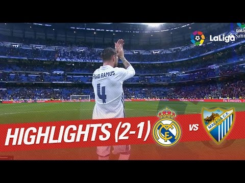Highlights Real Madrid vs Málaga CF (2-1)