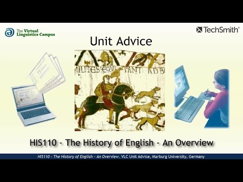 HIS110  - Unit Advice (The History of English)