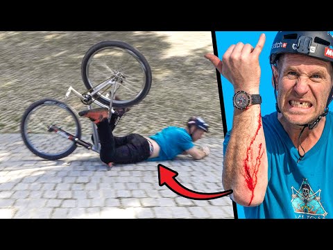 HUGE CRASH RIDING THE SICKEST URBAN MTB FREERIDE SPOTS!