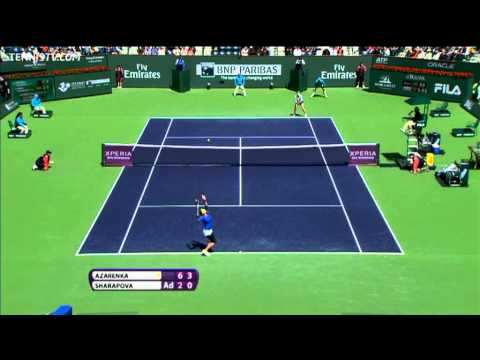 2012 Indian Wells Final Highlights (WTA) Azarenka v Sharapova